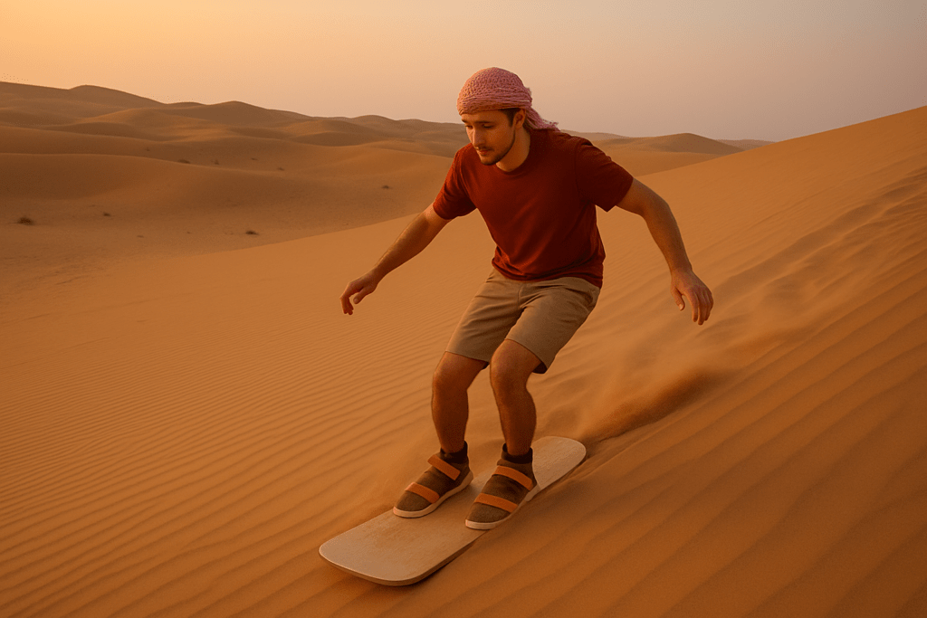 Sandboarding –-Slide-Down-the-Golden-Dunes-in-Dubai-Desert-Adventure